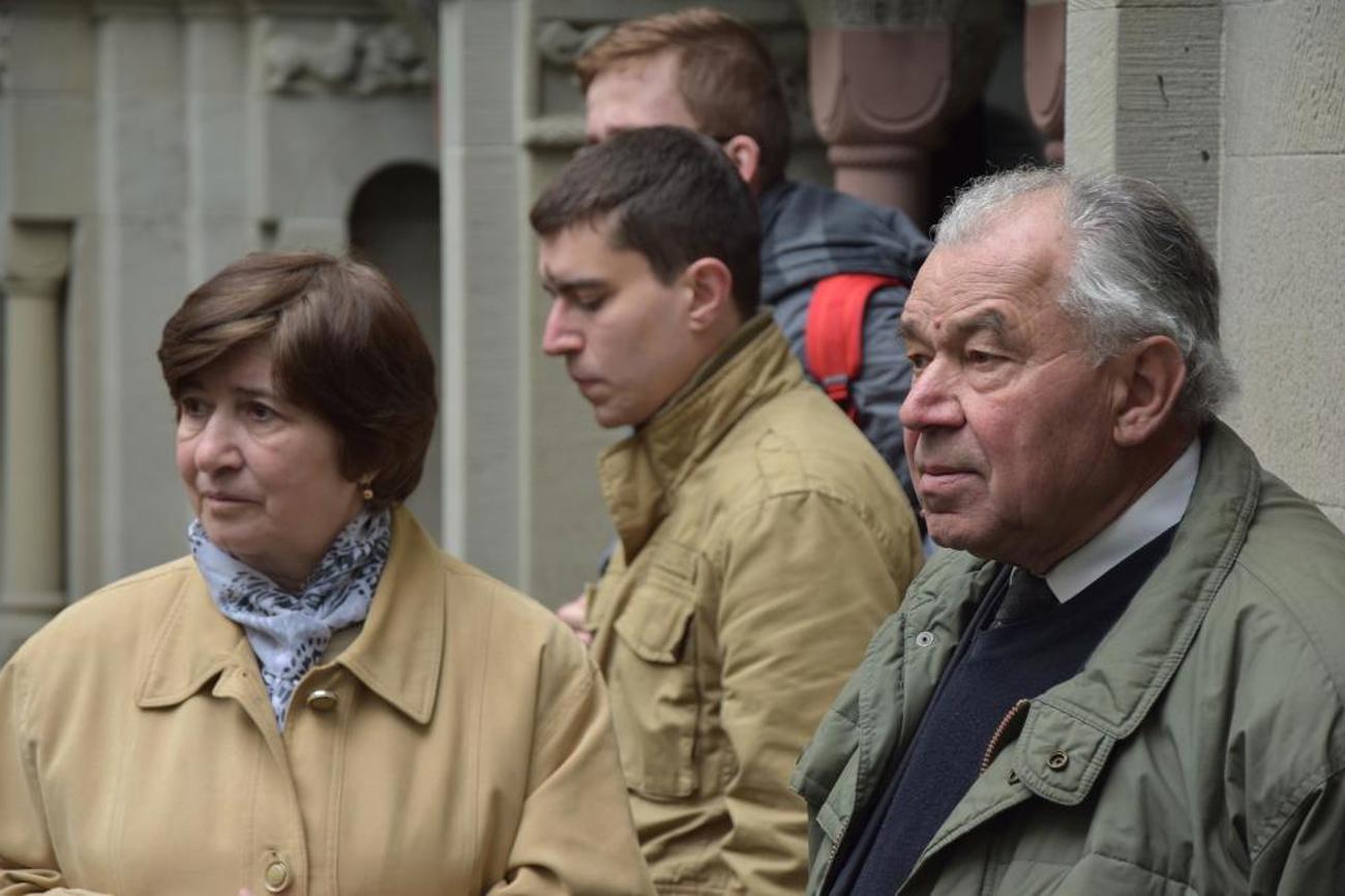 Der 72-jährige Laszlo Horkay mit seiner Frau: «Das Reformierte liegt mir in den Genen.» | Delf Bucher