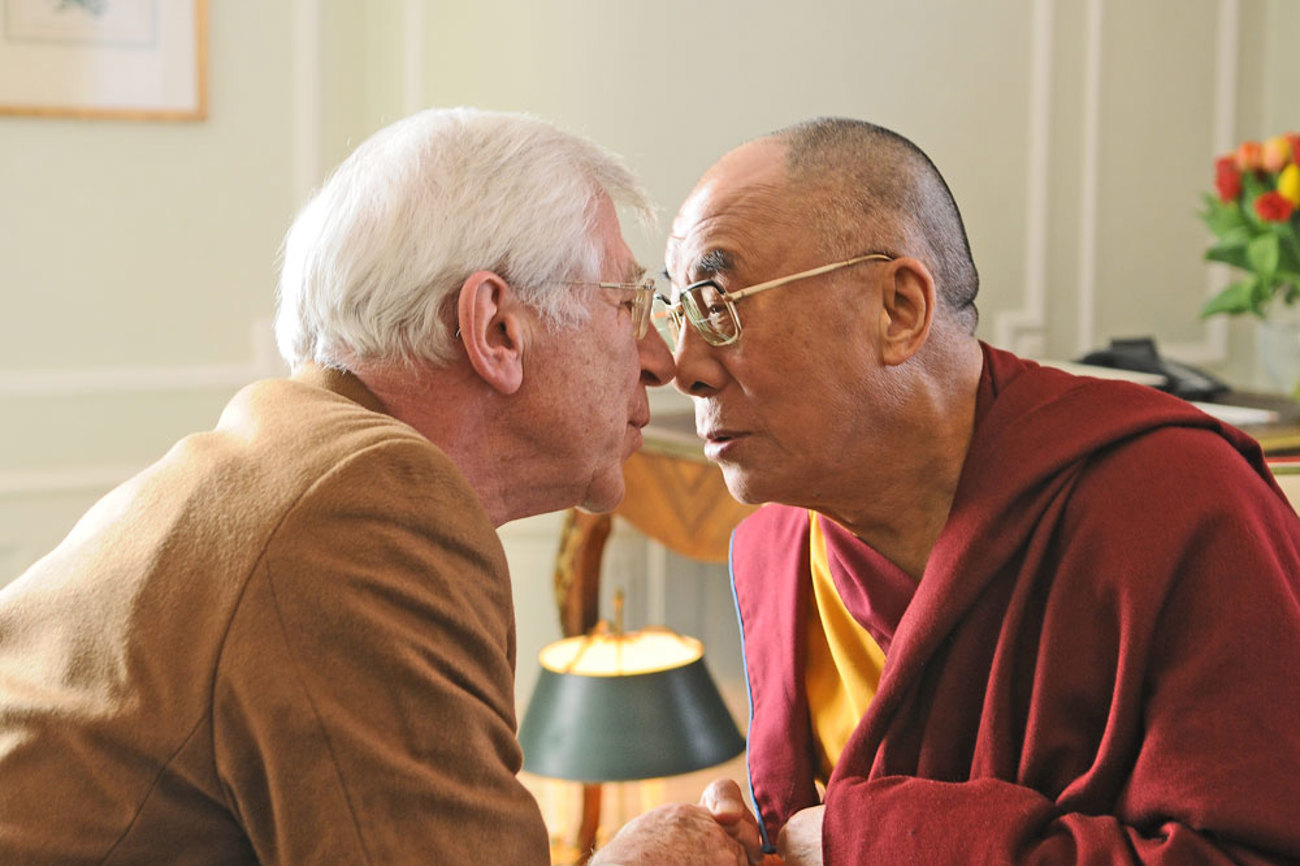 Das Buch «Der Appell des Dalai Lama» von Franz Alt sorgte sowohl ausserhalb wie innerhalb der Kirchen für Furore, weil der Dalai Lama als Religionsführer sagte: «Ethik ist wichtiger als Religion.» | Foto: Caren Alt, 2018 in Strassburg