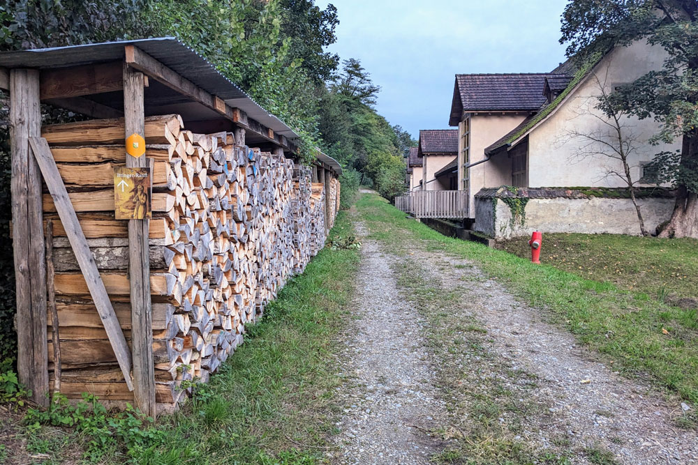 Zum «Ittinger Ranft» sind es ab Klosterhof gemütliche 10 bis 15 Minuten zu Fuss. | Foto: Isabelle Berger