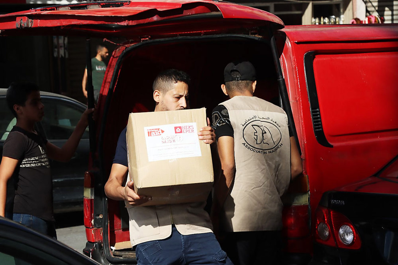 Heks arbeitet vor Ort mit Partnerorganisationen zusammen. | Foto: Najdeh/Heks