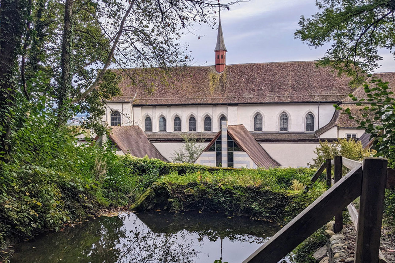 Das «Ittinger Ranft» ist ein kleiner Teich mit ein paar Sitzbänken hinter der Klosteranlage. | Foto: Isabelle Berger