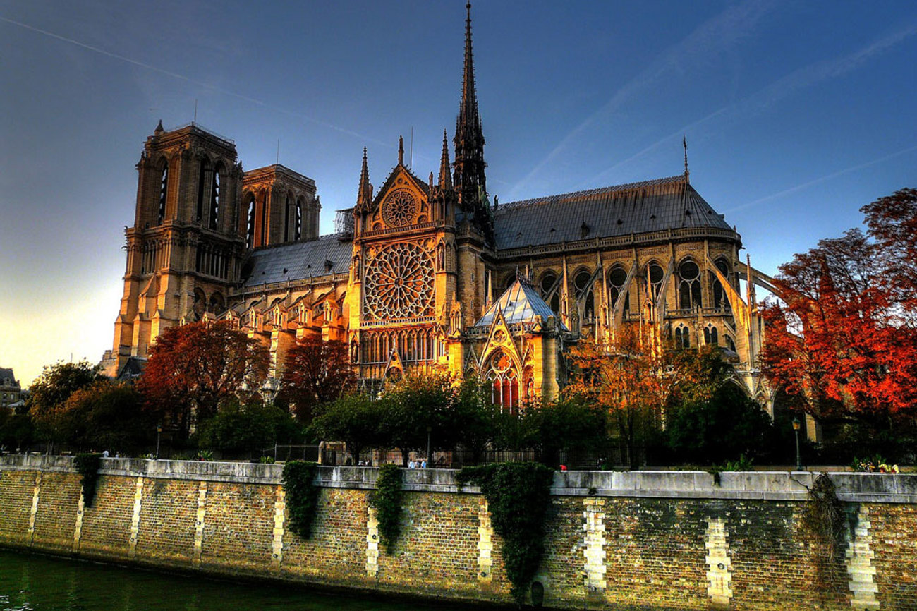 Die Kathedrale Notre-Dame in Paris vor dem Brand. | Foto: Daniel Antoine/Wikicommons