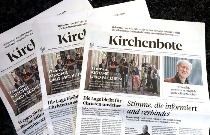 Der «Kirchenbote tritt mit einem neuen Design auf