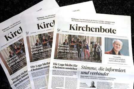 Der «Kirchenbote tritt mit einem neuen Design auf