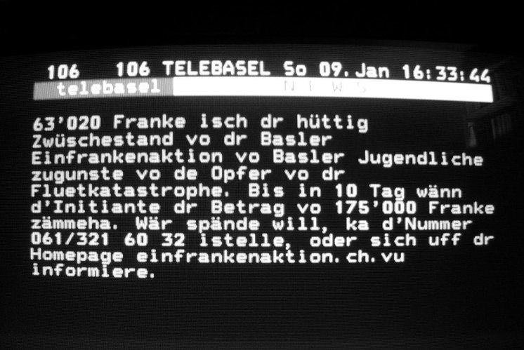 Vor 20 Jahren: Basler Jugendliche mobilisieren die Bevölkerung für Tsunami-Hilfe