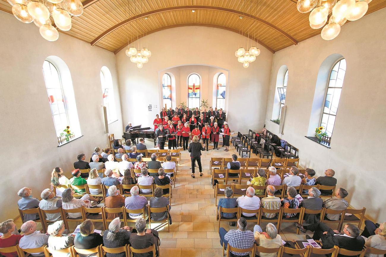 Der Kirchenchor Balsthal singt in der Pauluskirche, der ältesten Kirche im Einzugsgebiet der reformierten Kantonalkirche. |Bild Plüss