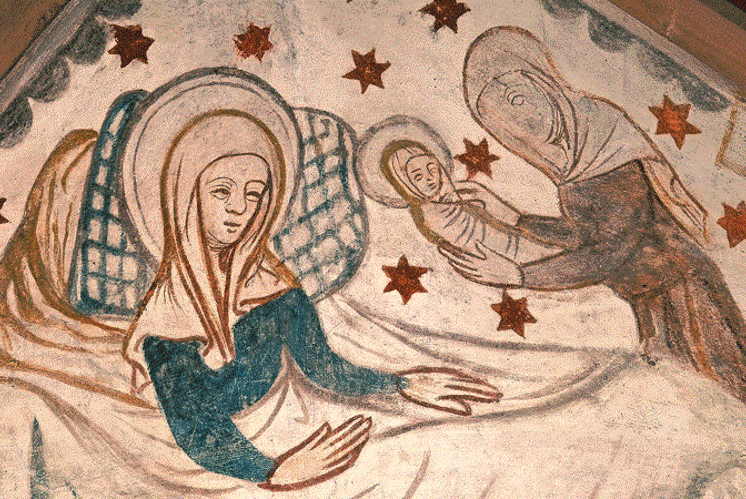 Im Basler Münster erscheint die Maria
